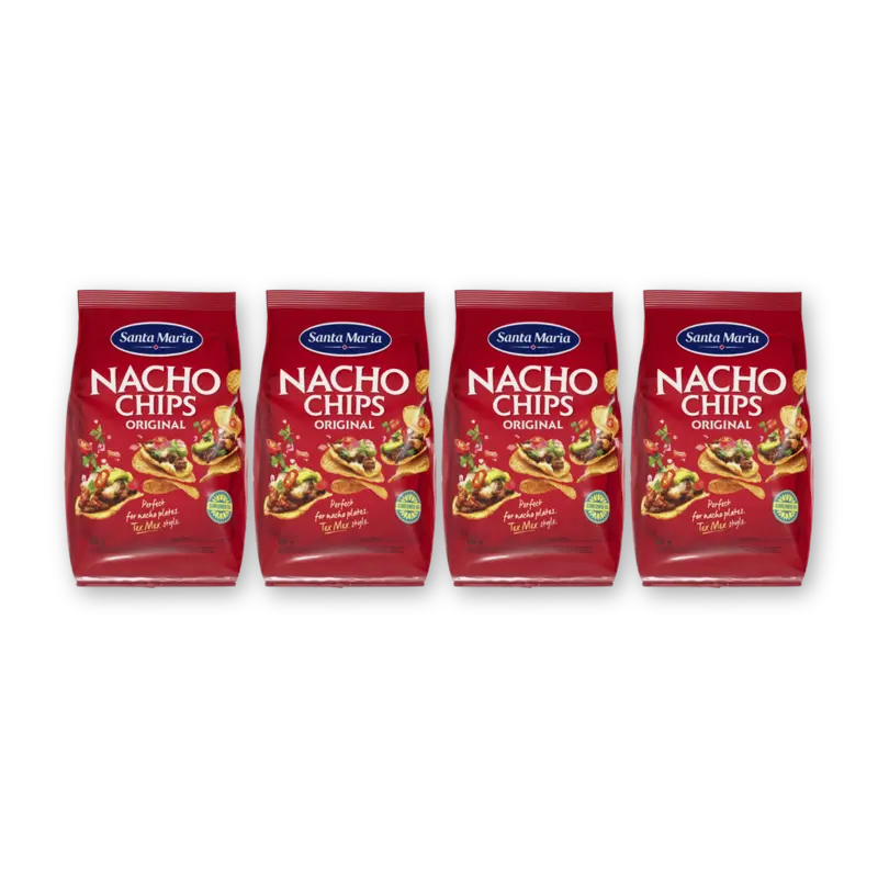 Santa Maria Nacho chips original 4-pack