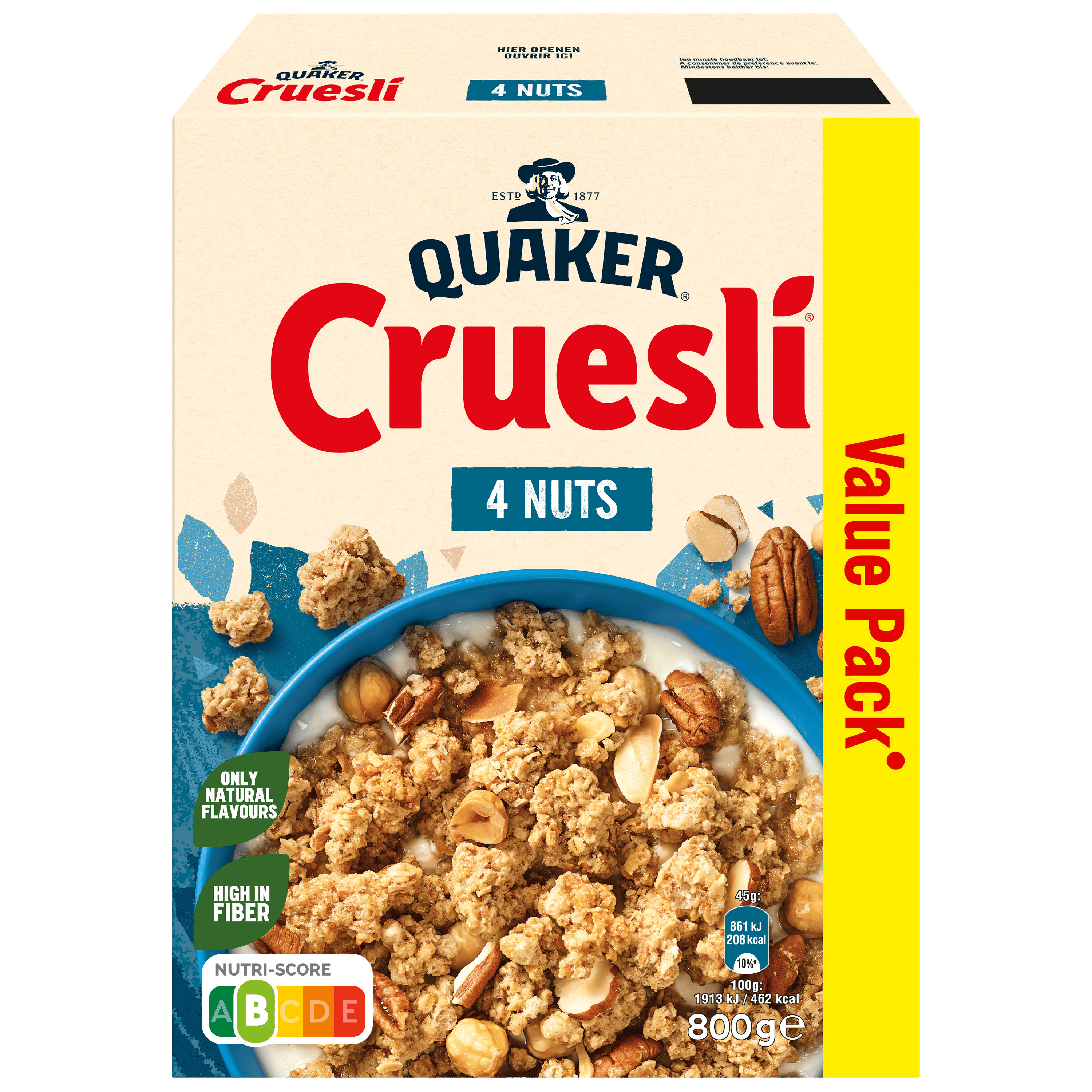 Quaker Cruesli 4 Noten GVP