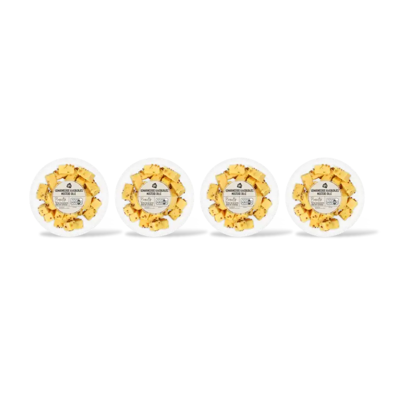 AH Gemarineerd kaasblokjes mosterddille 4pk