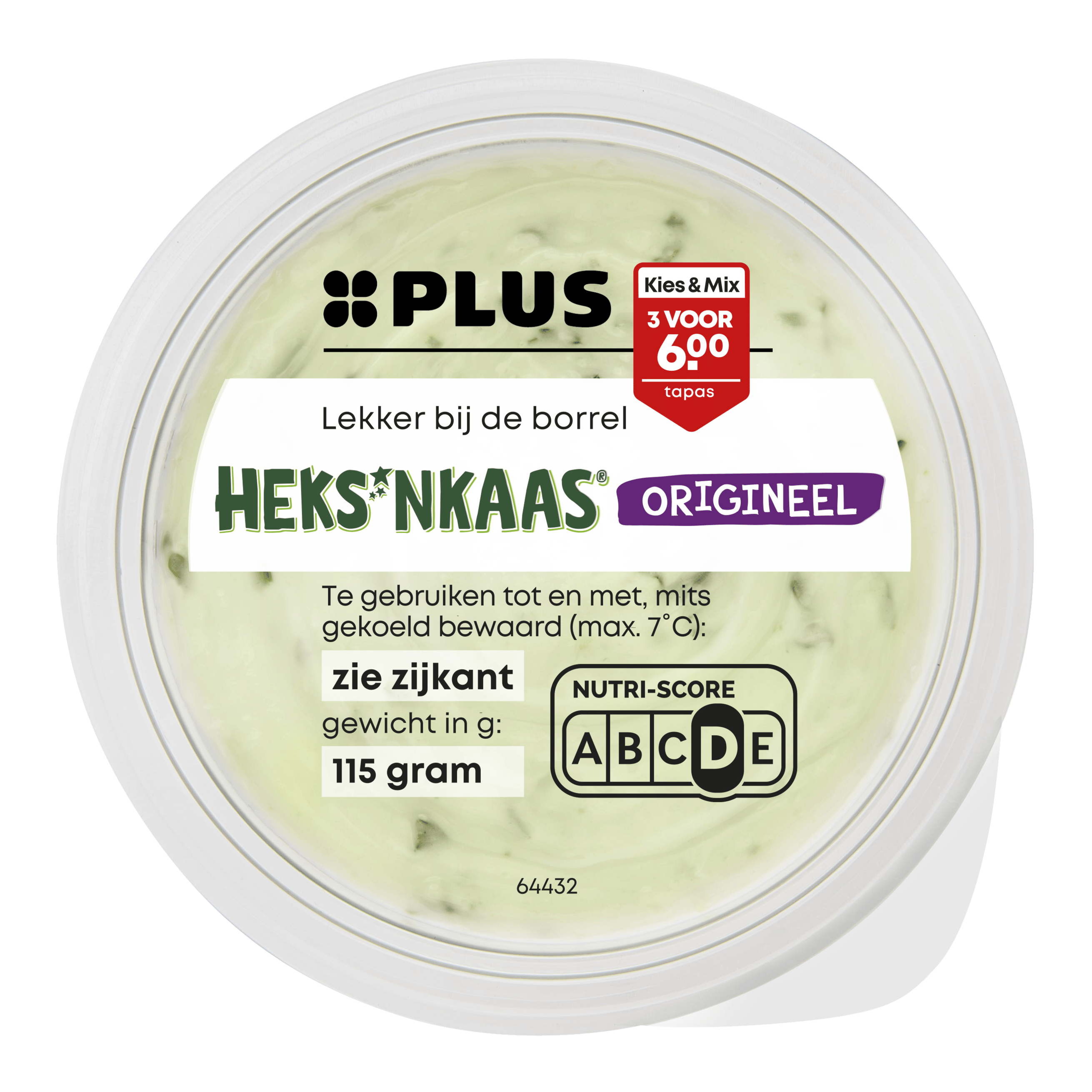 Heks'nkaas Origineel dipcup
