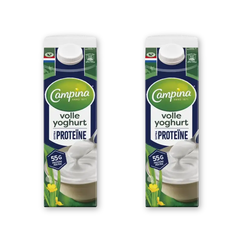 Campina Volle yoghurt extra proteine 2-pack