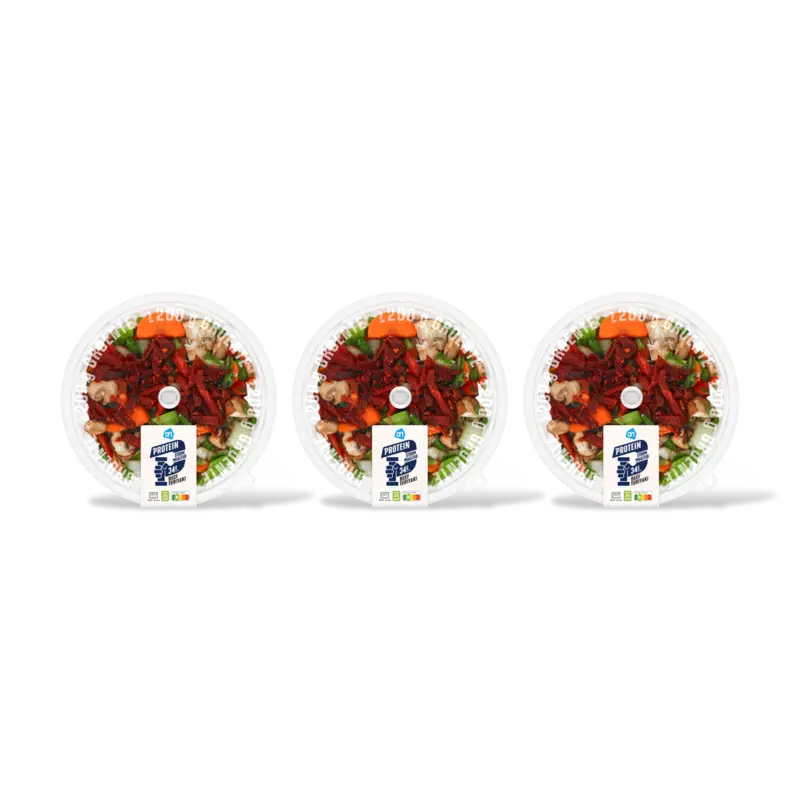 AH Stoommaaltijd beef teriyaki 3-pack