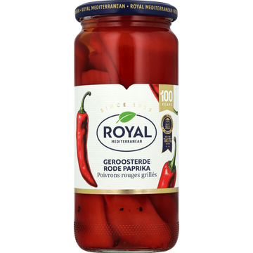 Royal Mediterranean Geroosterde Rode Paprika 465 g