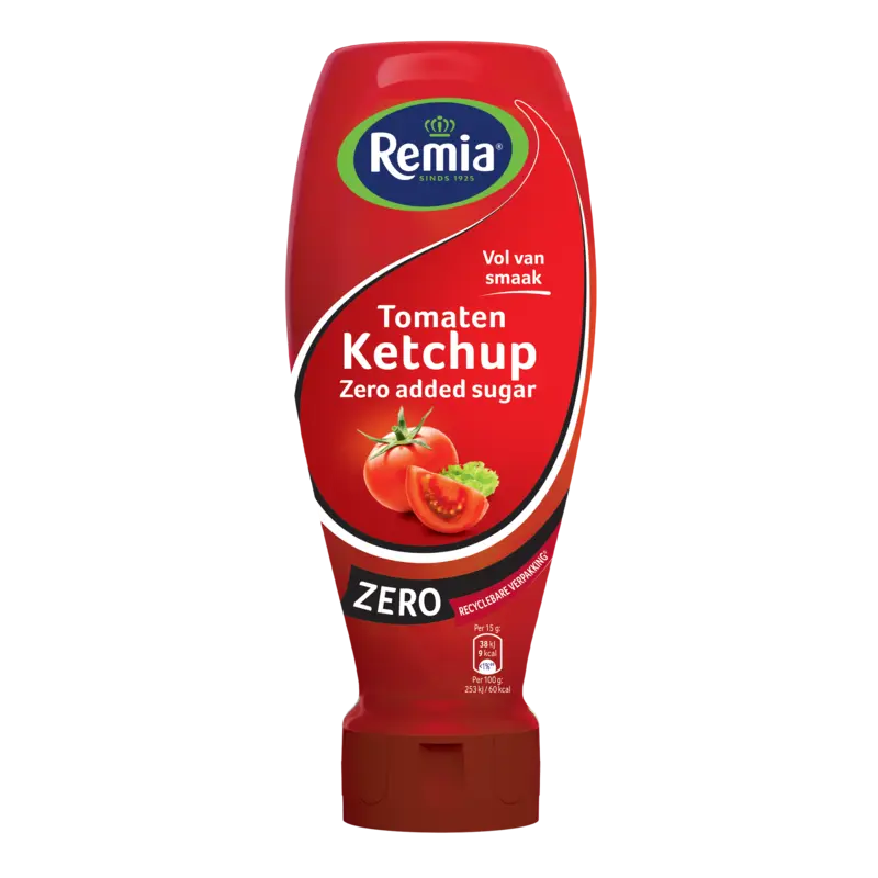 Remia Tomaten ketchup zero added sugar