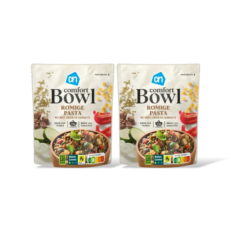 AH Comfort bowl romige pasta 2-pack