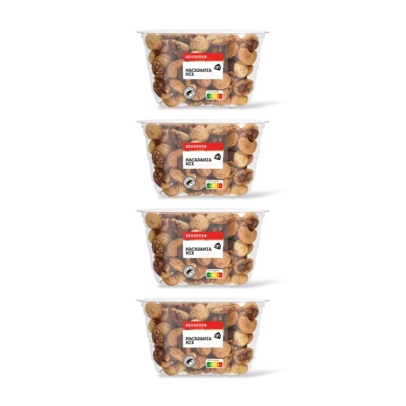 AH Gezouten macadamia mix 4-pack