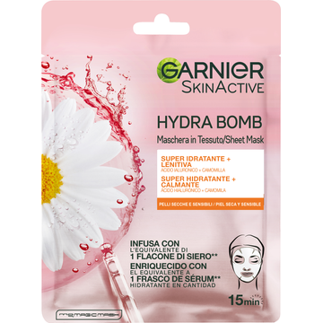 Garnier SkinActive Hydra Bomb Tissue Masker met Kamille 28g
