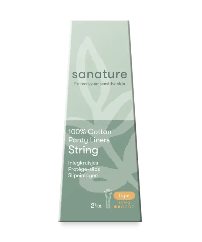 Sanature 100% Katoenen inlegkruisjes string