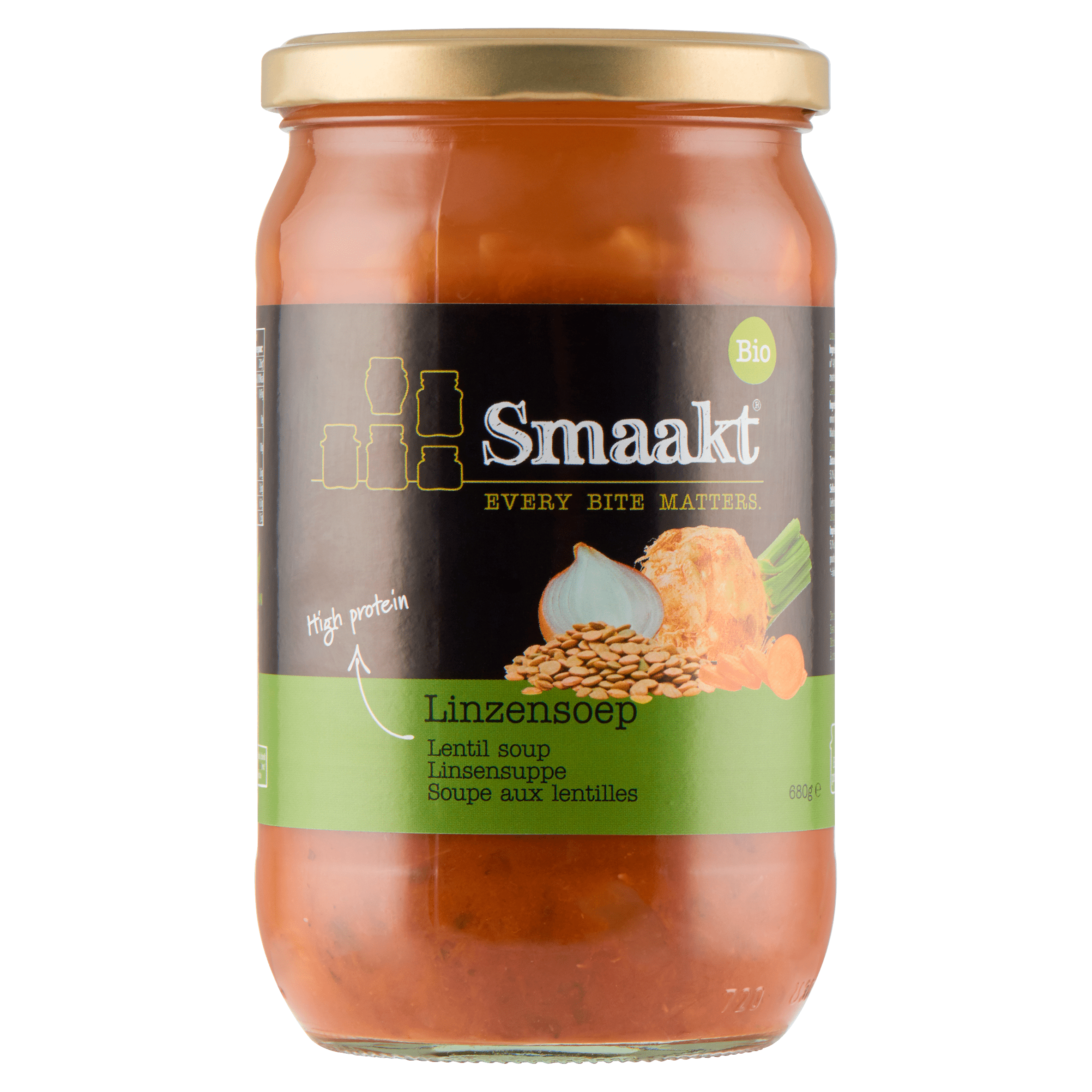 Smaakt Linzensoep biologisch