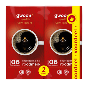 G'woon Koffie Rood Snf
