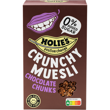 Holie Crunchy Muesli Chocolate 400g