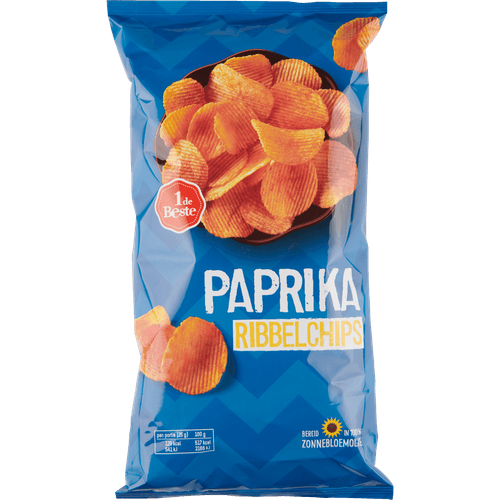 1 de Beste Ribbelchips paprika