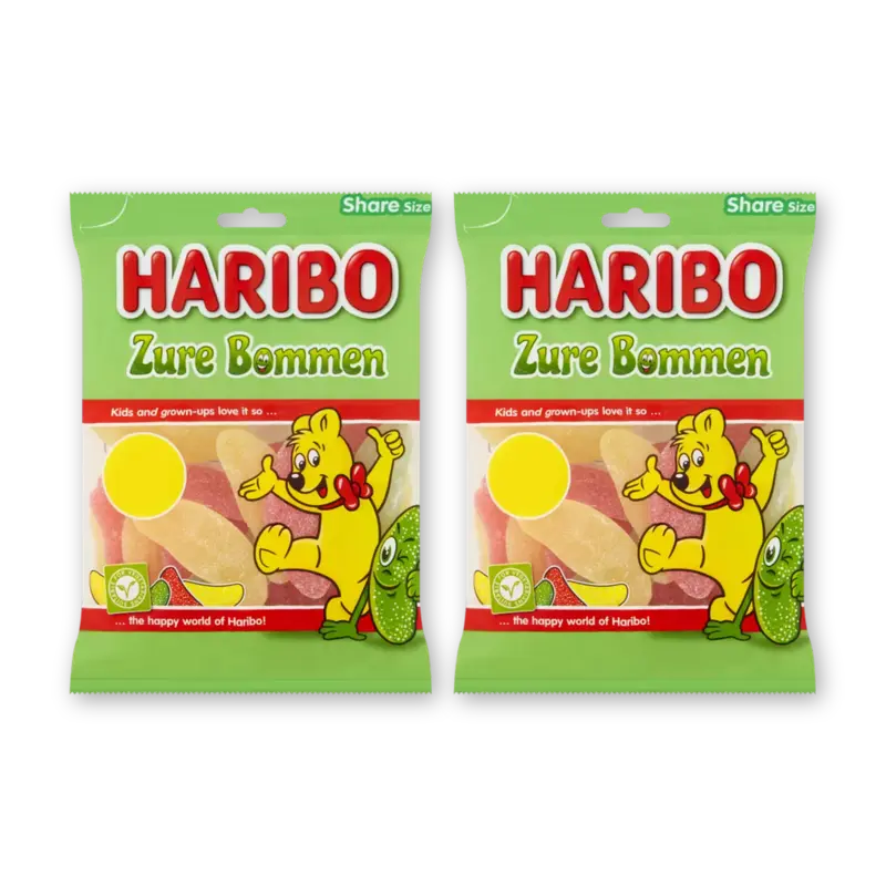 Haribo Zure bommen 2-pack