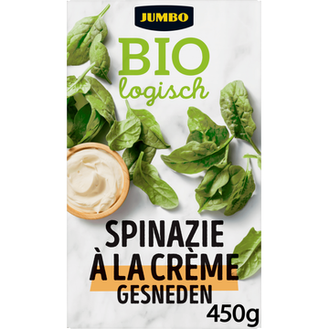 Jumbo Biologisch Spinazie à la Crème Gesneden 450 g