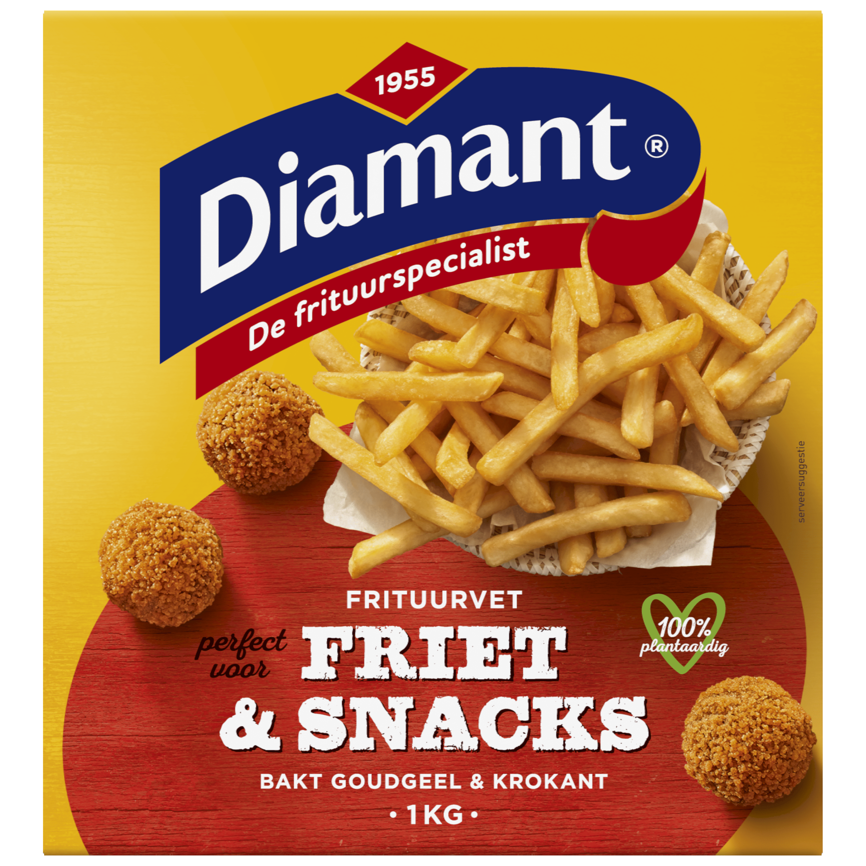 Diamant Frituurvet vast original