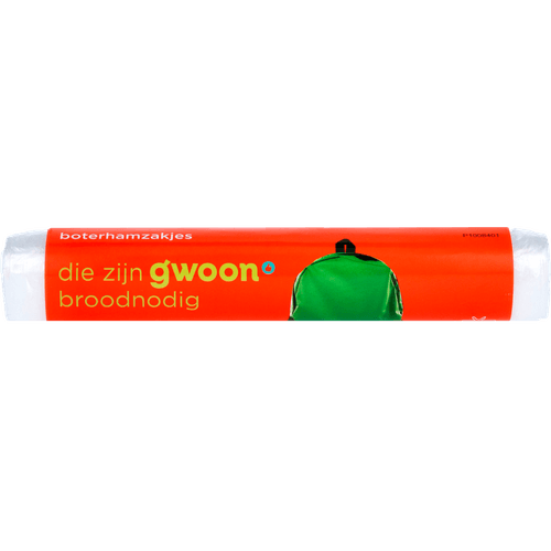 G'woon Boterhamzakjes met sluitclips
