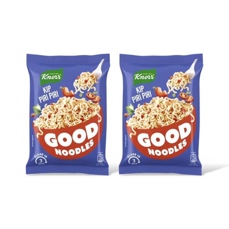 Knorr Good noodles kip piri piri 2-pack