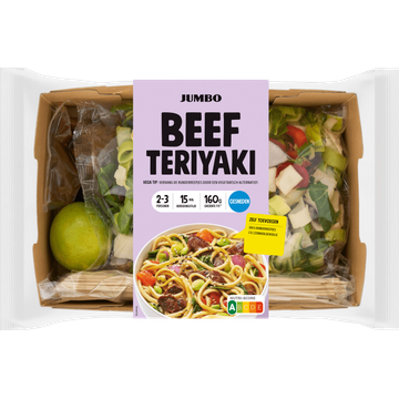 Jumbo Beef Teriyaki Gesneden Verspakket 2-3 Personen