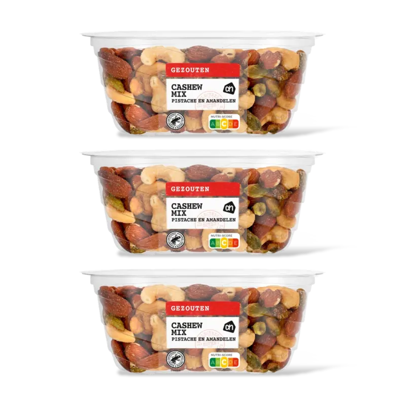 AH Cashewmix gezouten 3-pack