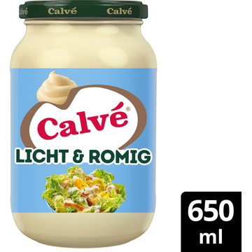 Calvé Mayonaise Pot Licht & Romig 650 ml