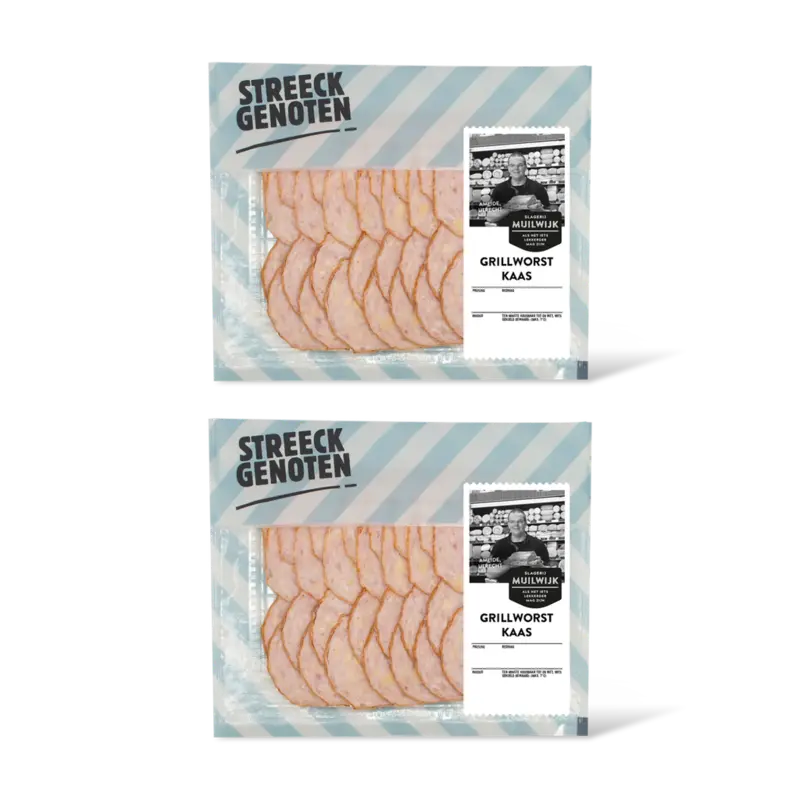 Streeckgenoten Grillworst kaas 2-pack