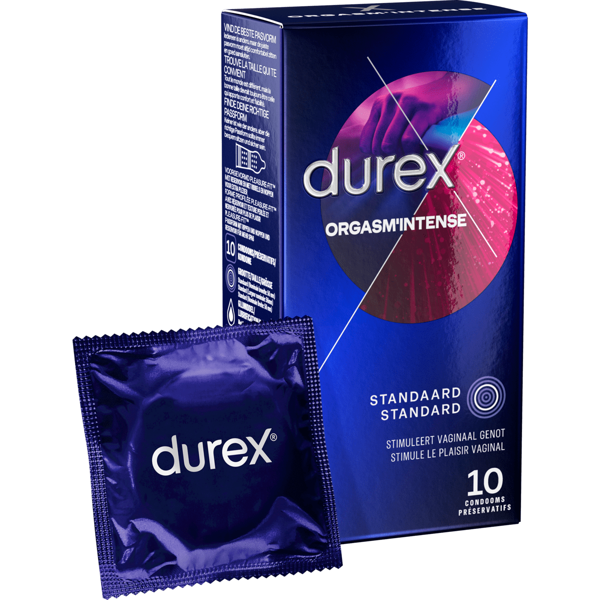 Durex Orgasm'Intense Condooms 10 stuks