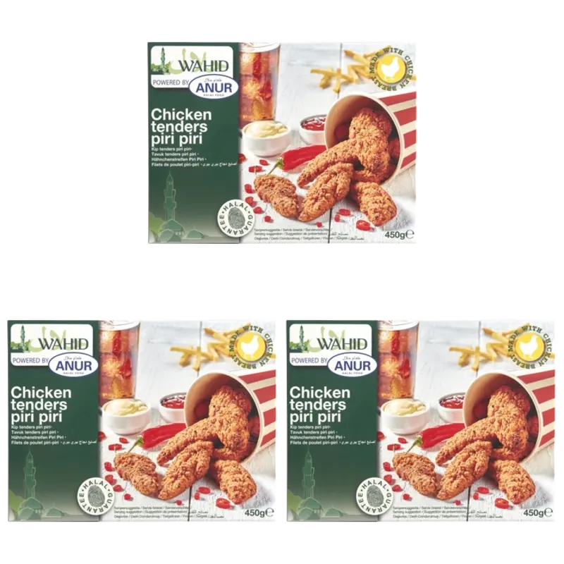 Wahid Halal chicken tenders piri piri 3-pack