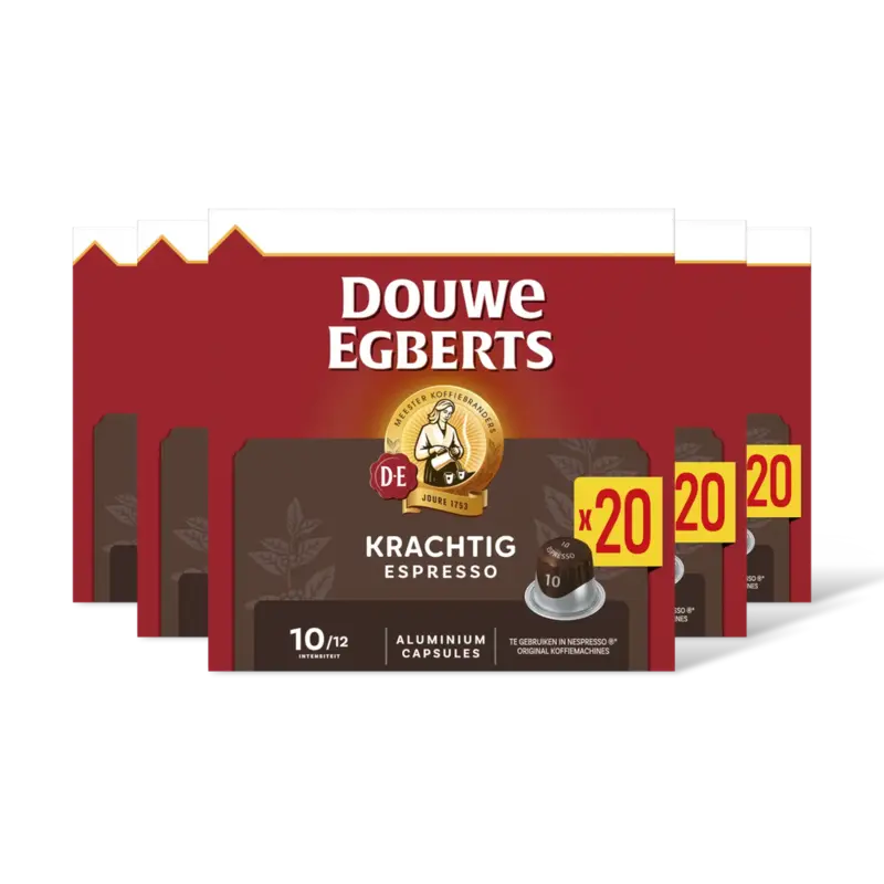 Douwe Egberts Espresso krachtig capsules 5-pack