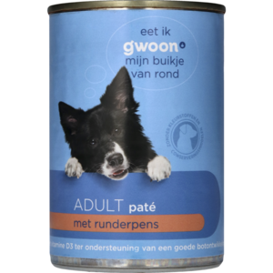 G'woon Hond Pate Runderpens