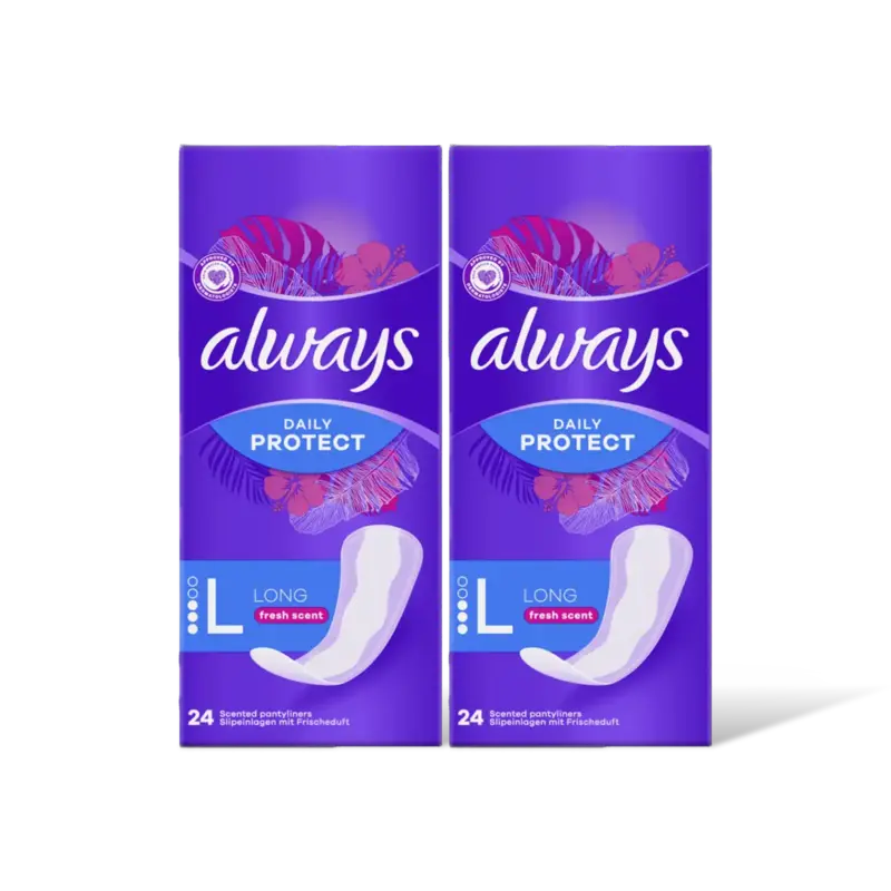 Always Dailies large frsh scent inlegkruis 2pk