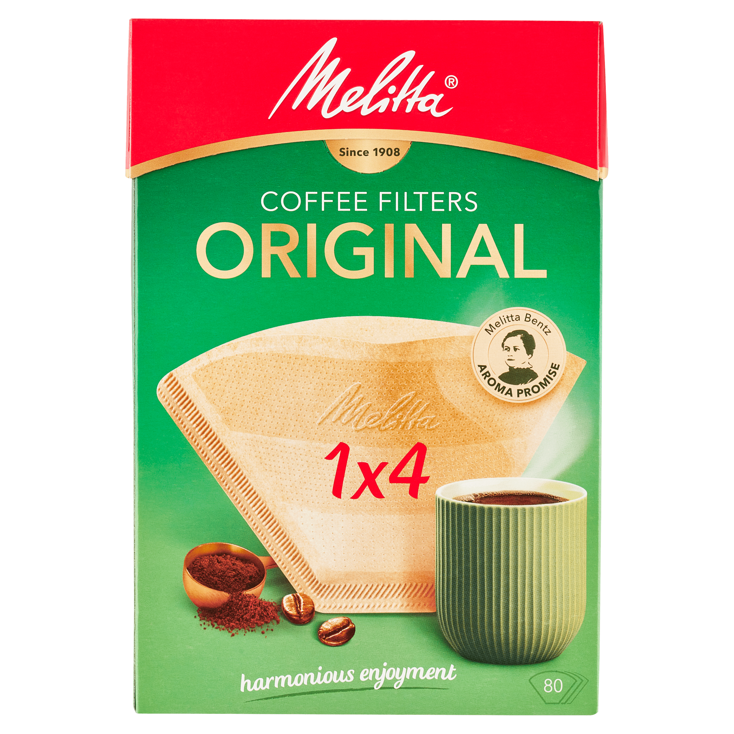 Melitta Koffiefilters original 1x4 bruin