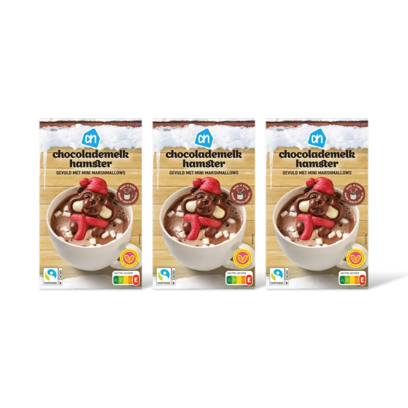 AH Hamster chocolade bombe 3-pack