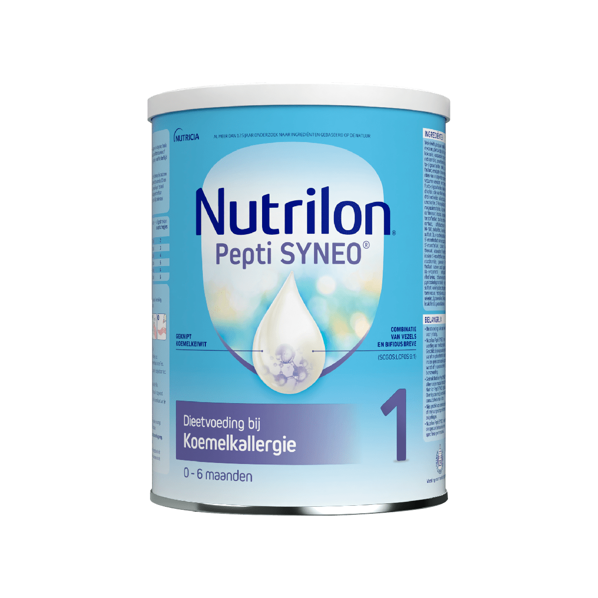 Nutrilon Pepti Syneo 1 Dieetvoeding Vanaf 0-6 Maanden 800 gram