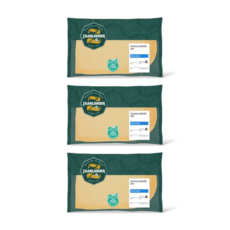 AH Zaanlander Belegen 48+ plakken 3-pack