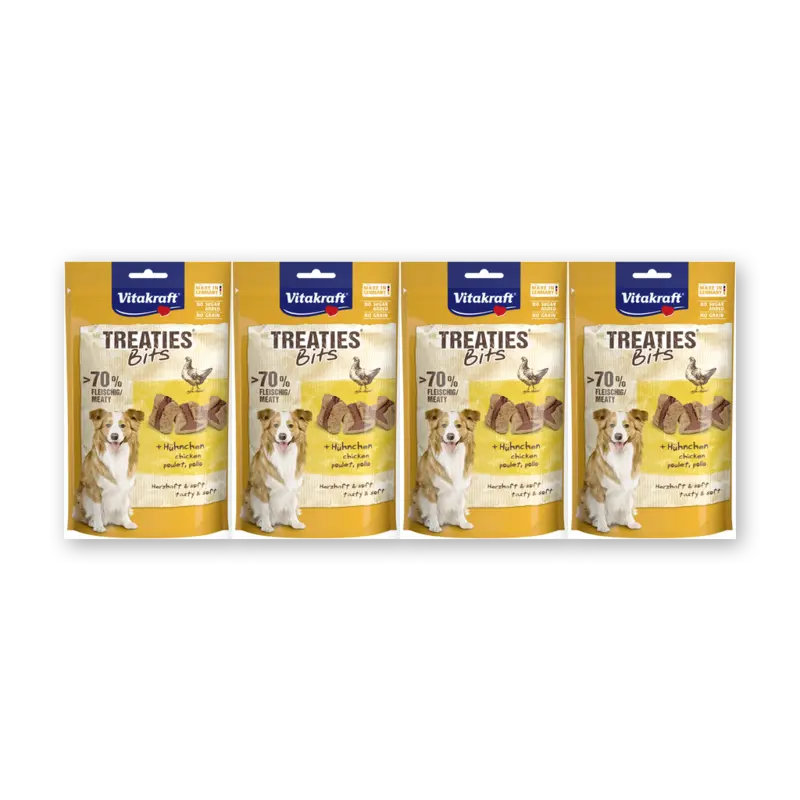 Vitakraft Treaties bits kip bacon 4-pack