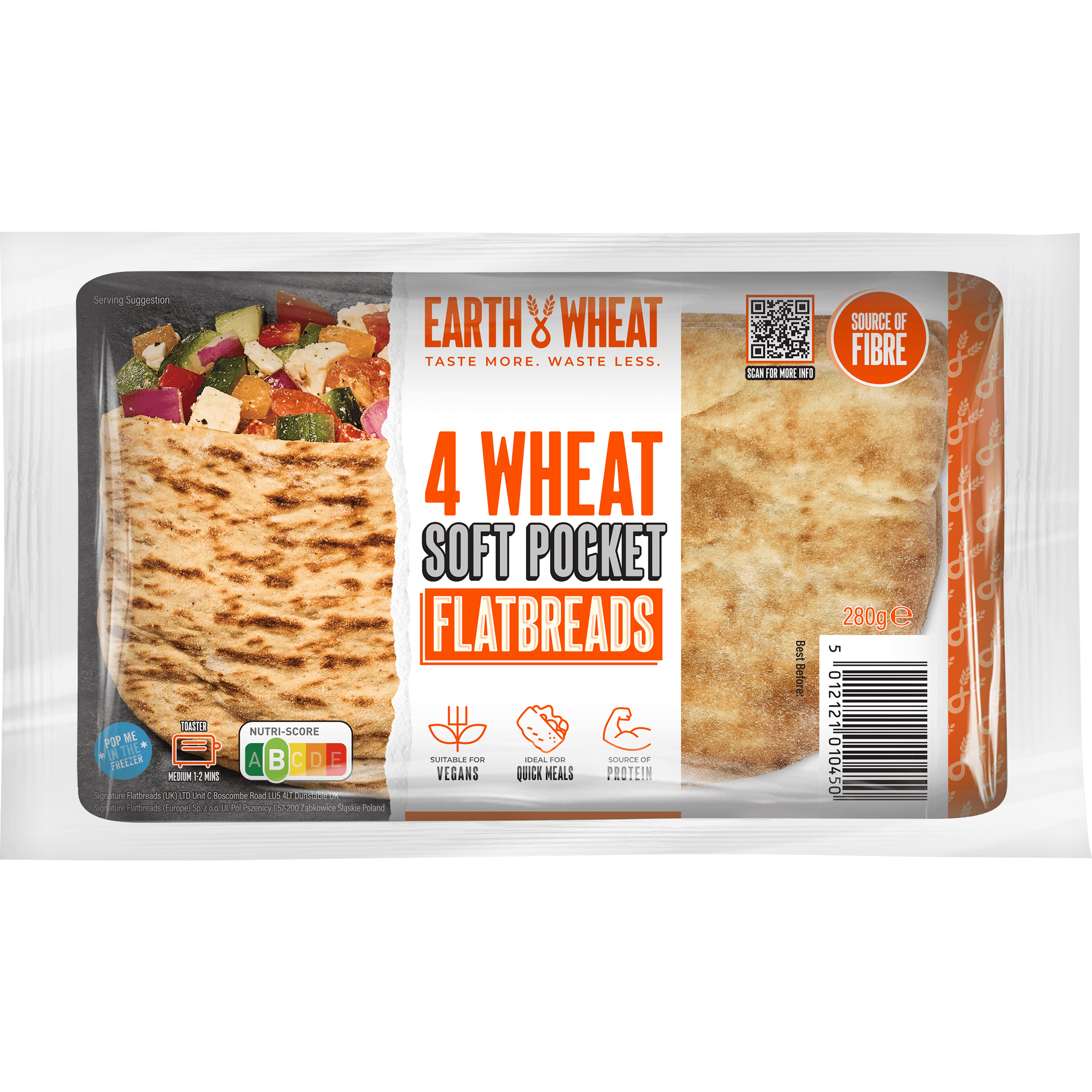Earth & Wheat Flatbread pocket
