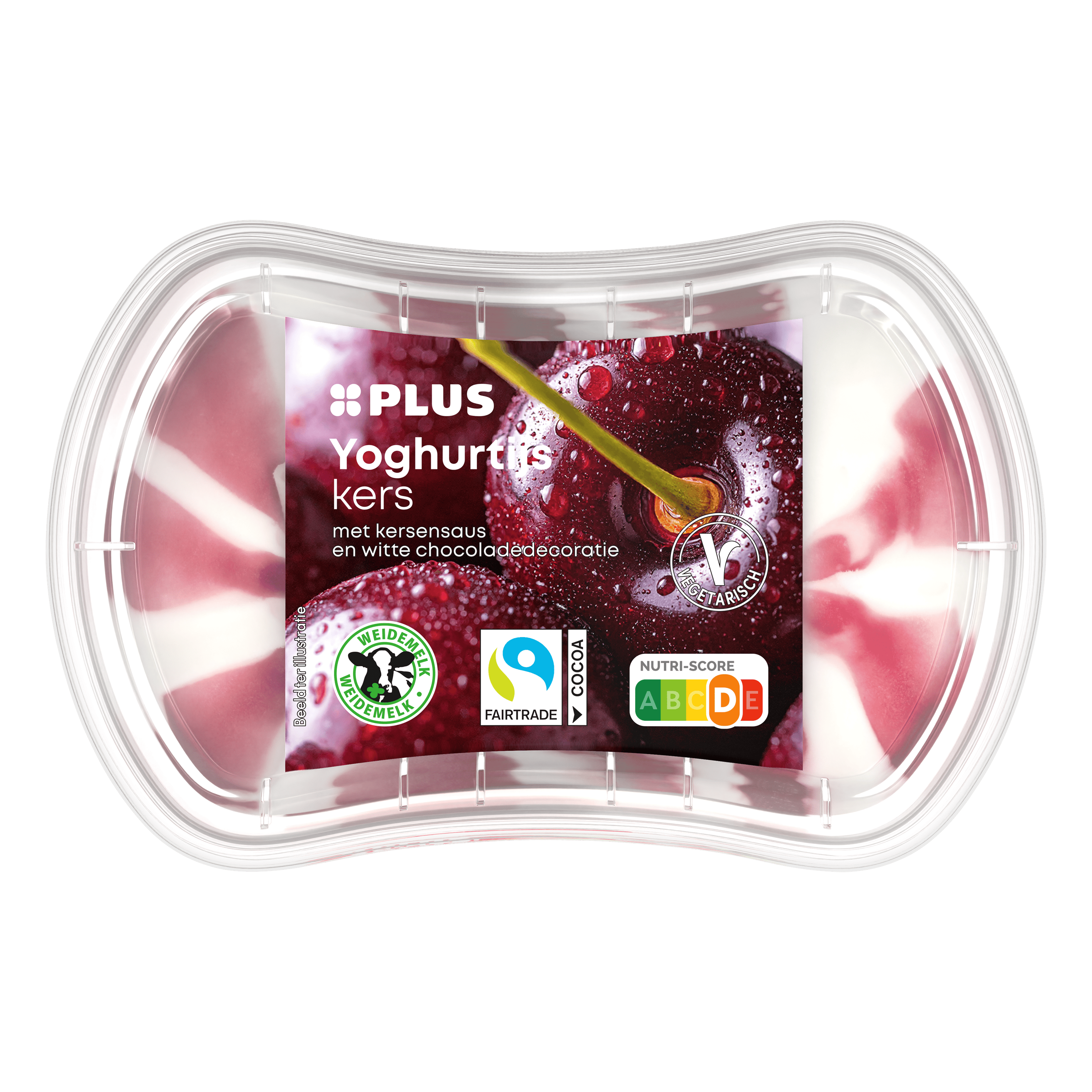 PLUS Kleintje yoghurtijs kers