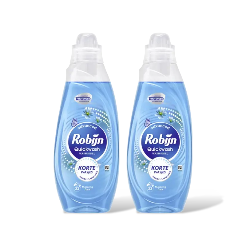 Robijn Quickwash morning dew wasmiddel 2-pack