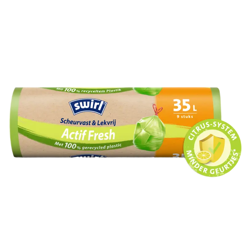 Swirl Vuilniszakken met actifresh 35 liter