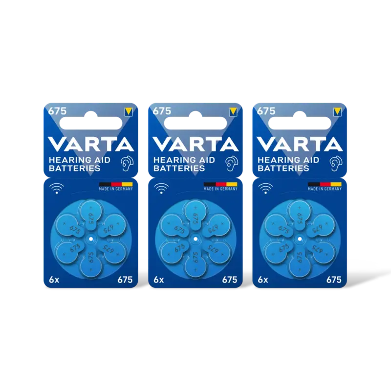 Varta Hearing aid batteries 675 3-pack
