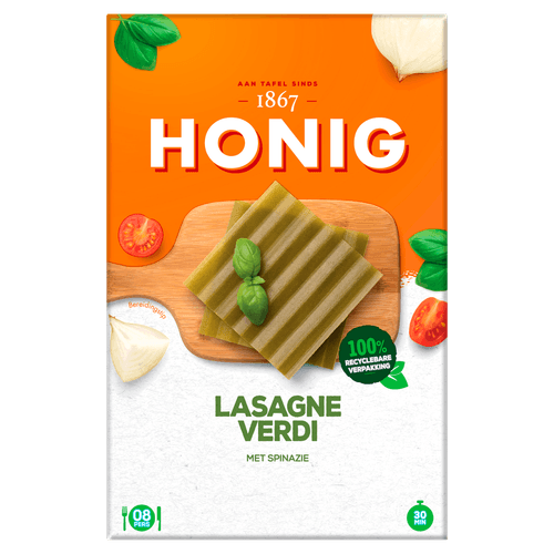 Honig Lasagne verdi spinazie