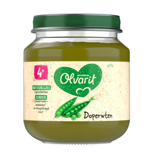 Olvarit 4+ Maanden Doperwten