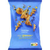 g'woon krulchips paprika