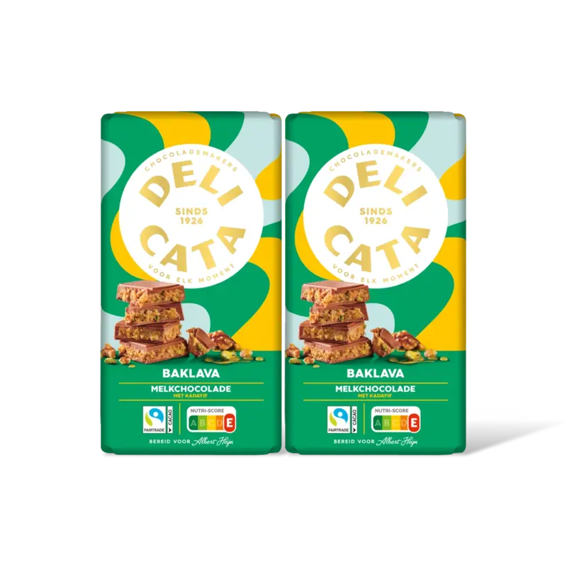 Delicata Melk met baklavavulling 2-pack