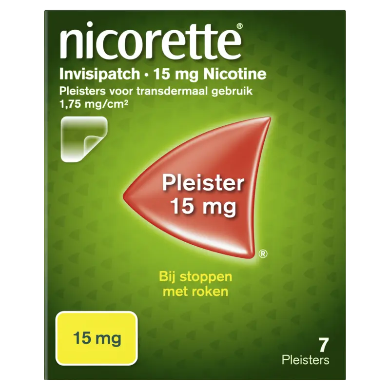 Nicorette Nicotine invisipatch pleister 15mg
