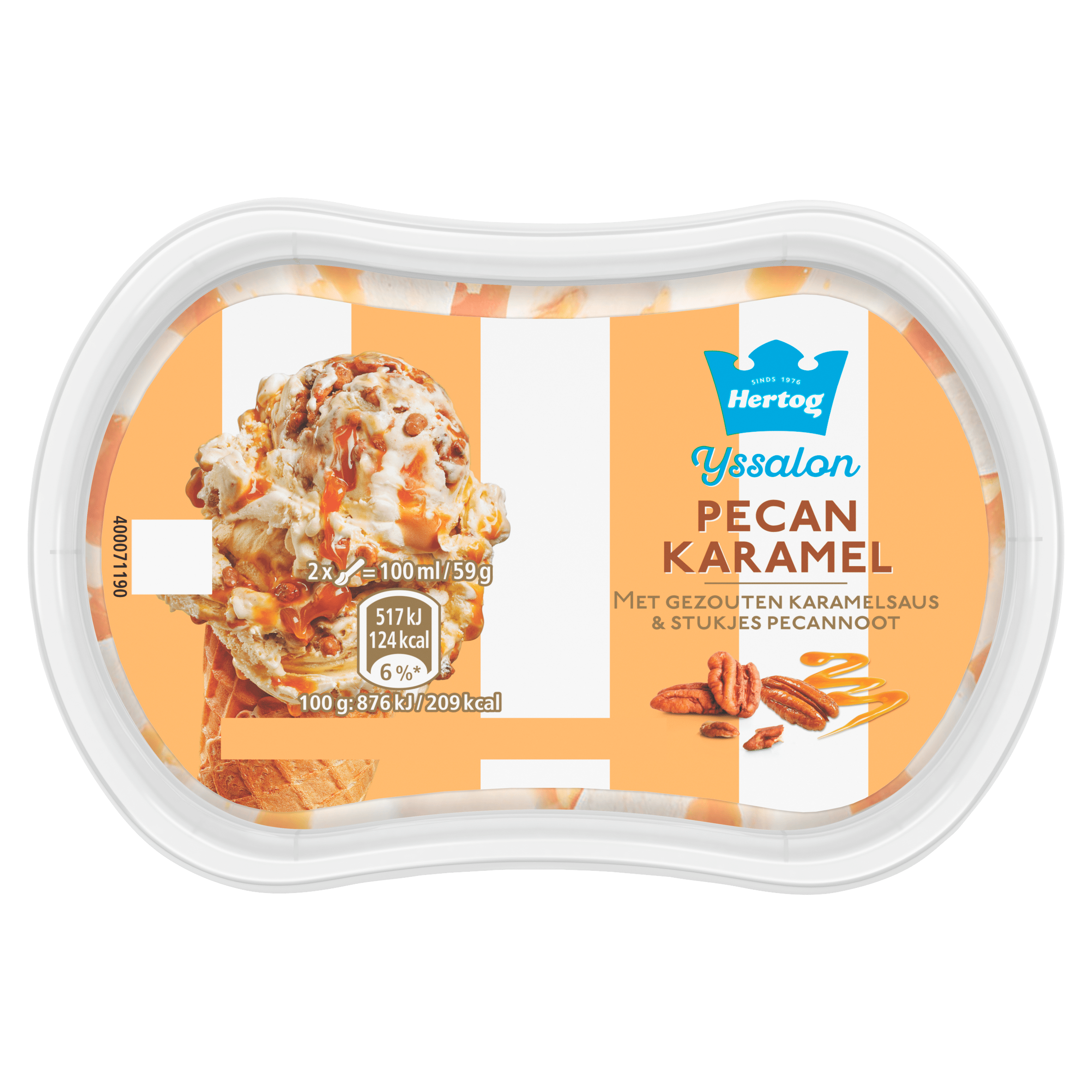 Hertog IJssalon mini pecan karamel