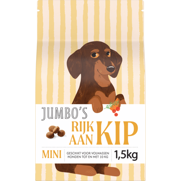 Jumbo's Hondenvoer Rijk Aan Kip voor Kleine Honden 1,5 kg