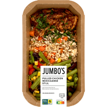 Jumbo's Pulled Chicken Mexicaanse Stijl 450 g