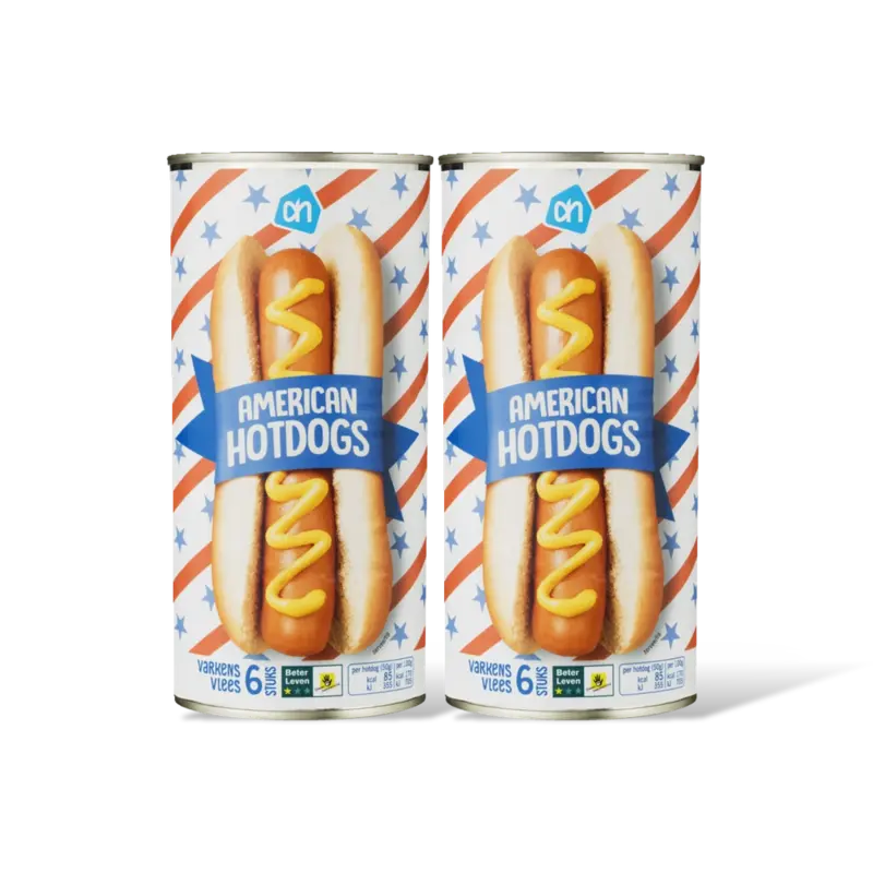 AH American hotdogs 2-pack