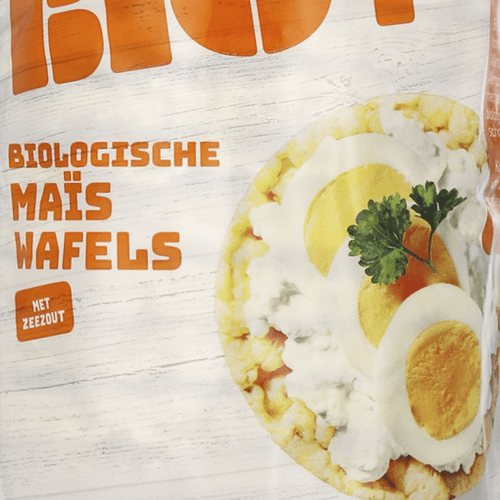 Bio+ Maiswafels met zeezout